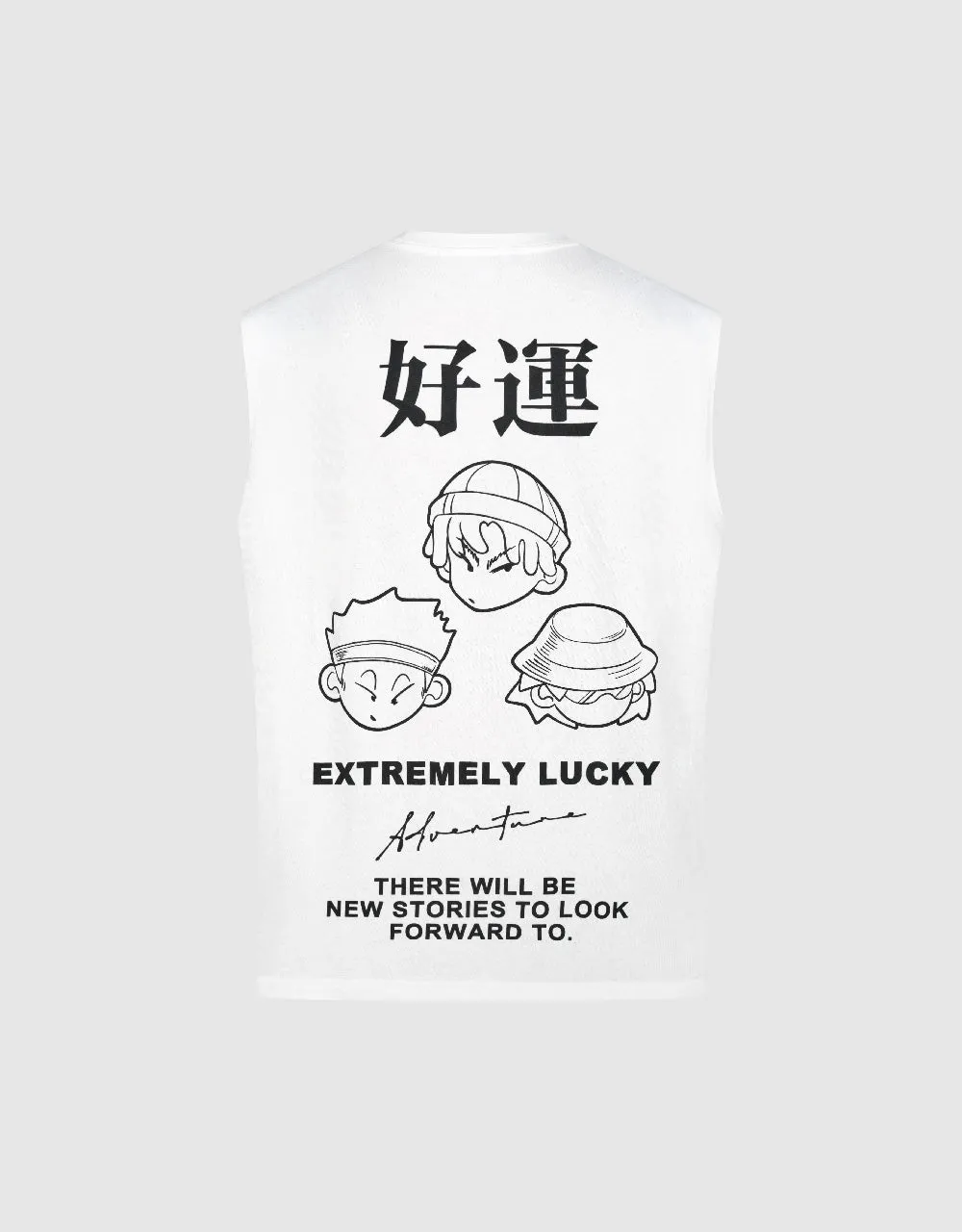 Letter Printed Crew Neck Tank Top sold by Urban Revivo product image thumbnail 5