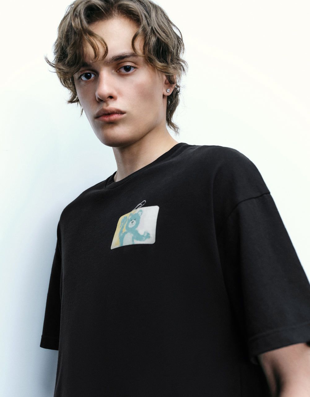 Bear Printed Crew Neck T-Shirt sold by Urban Revivo product image thumbnail 4