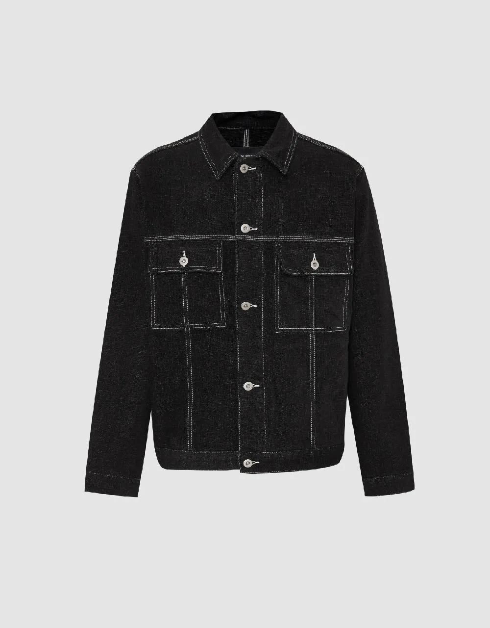 Button Up Denim Jacket With Pockets sold by Urban Revivo product image thumbnail 2