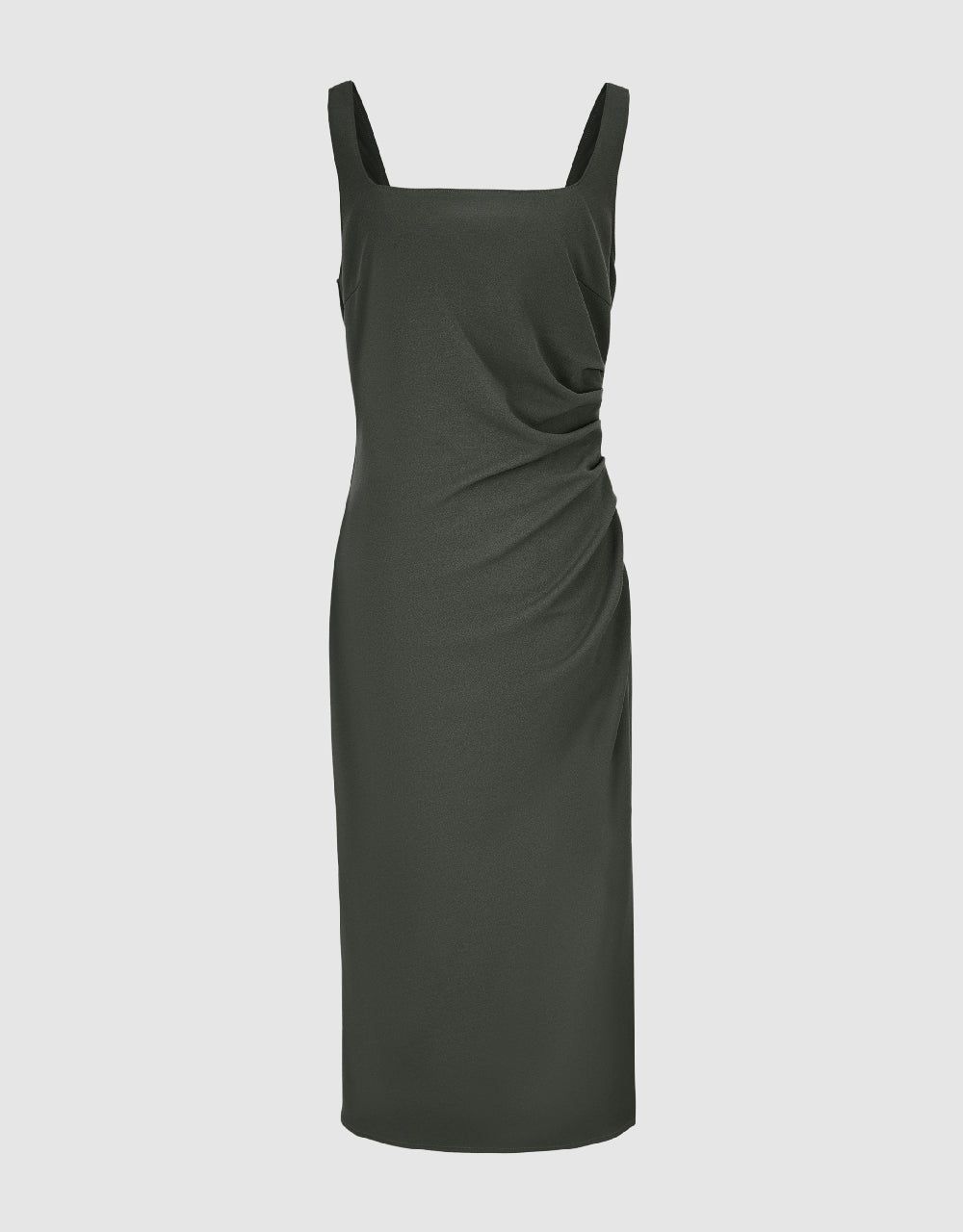 Ruched Sleeveless Straight Dress sold by Urban Revivo product image thumbnail 2