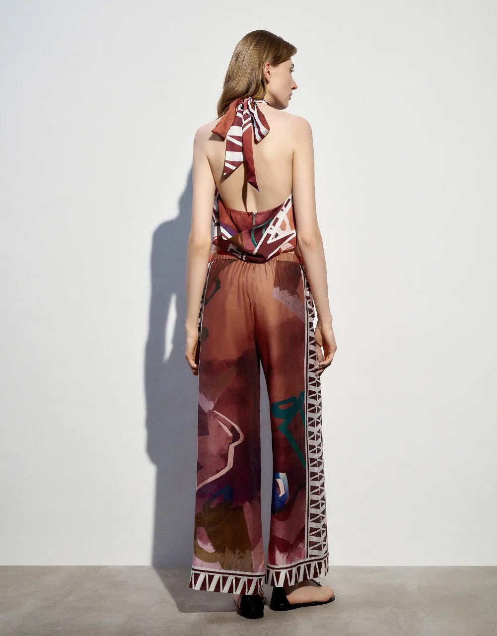 Printed Cowl Neck Cami Top sold by Urban Revivo product image thumbnail 3