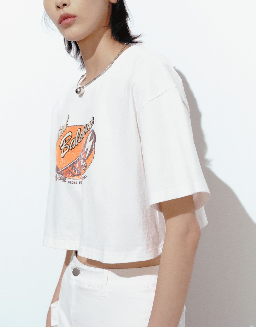 Graphic Loose T-Shirt sold by Urban Revivo product image thumbnail 3