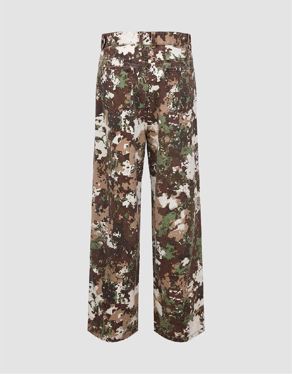 Camouflage Straight Pants sold by Urban Revivo product image thumbnail 3