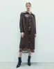 Faux Leather Belted Jacket sold by Urban Revivo