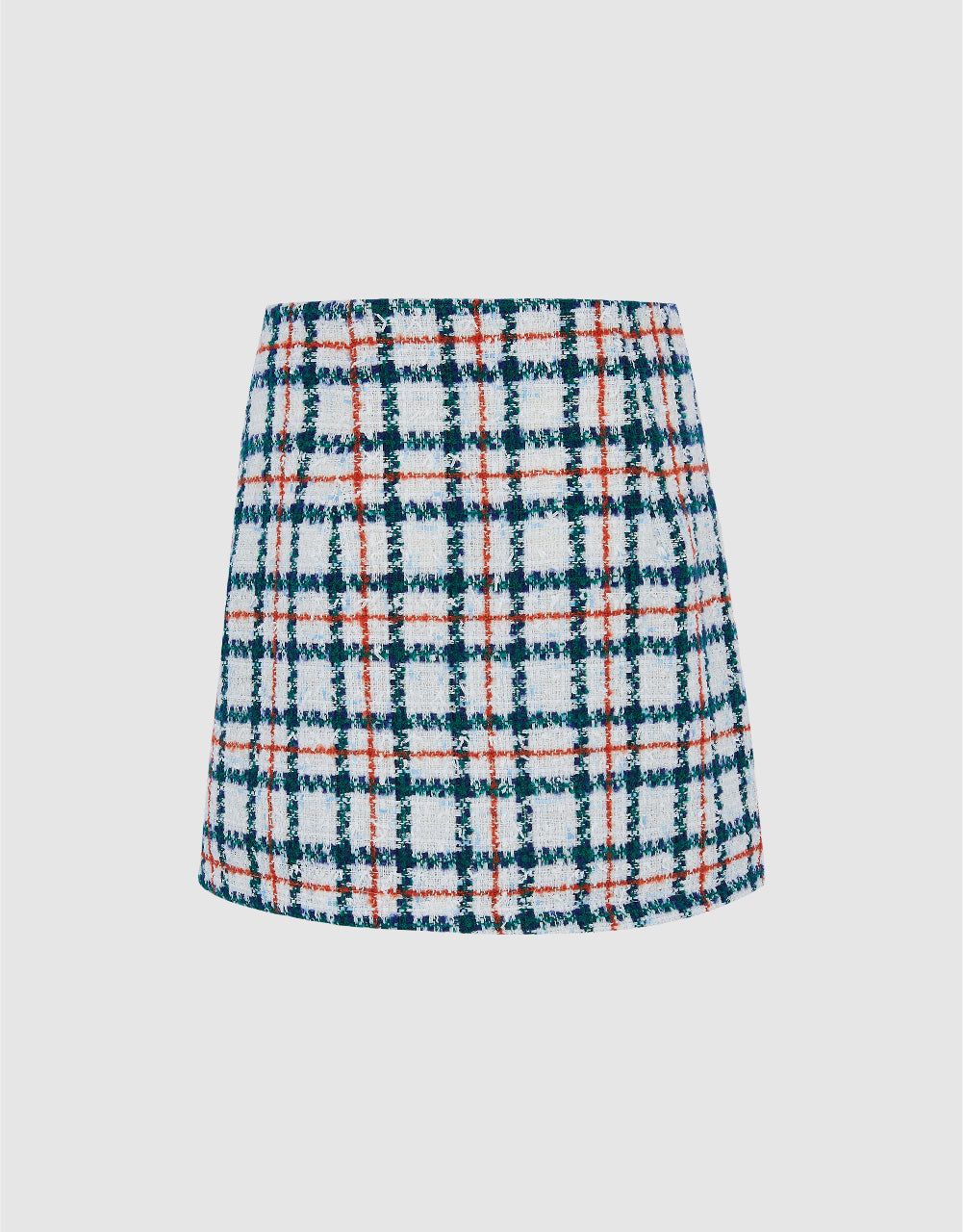 Tweed Pleated Mini A-Line Skirt sold by Urban Revivo product image thumbnail 3