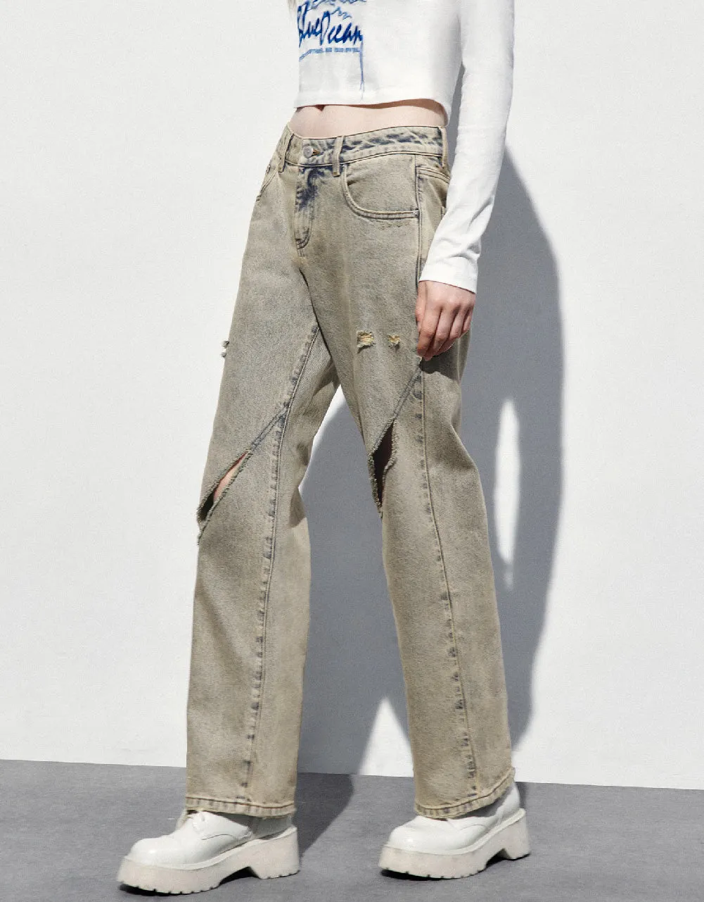 Straight Jeans sold by Urban Revivo product image thumbnail 4