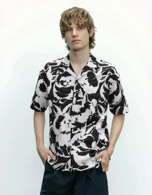 Printed Loose Shirt sold by Urban Revivo