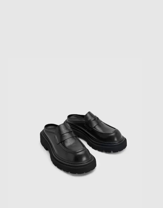 Round Toe Mules sold by Urban Revivo