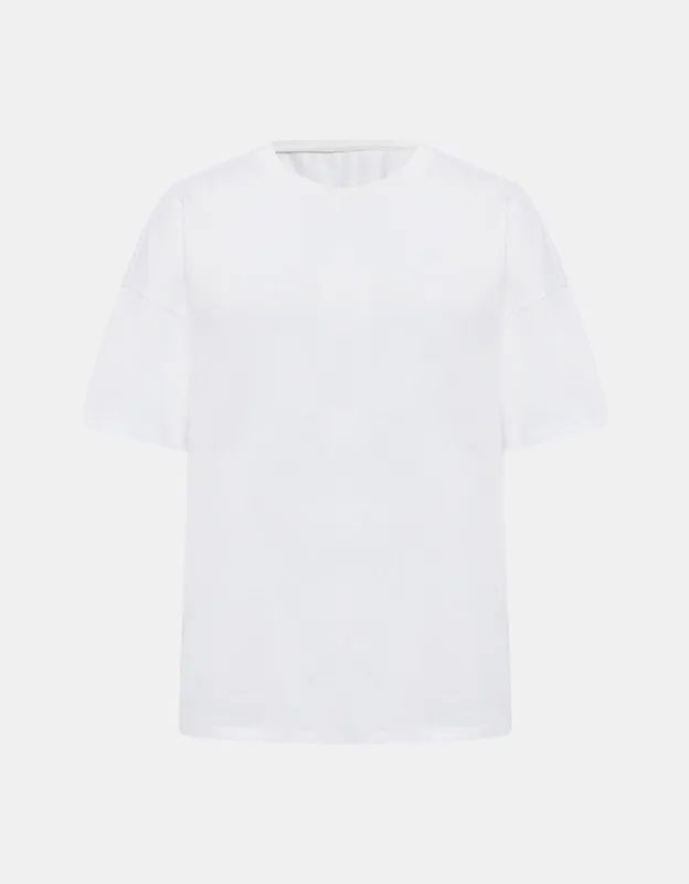 Drop Shoulder Basic T-Shirt sold by Urban Revivo