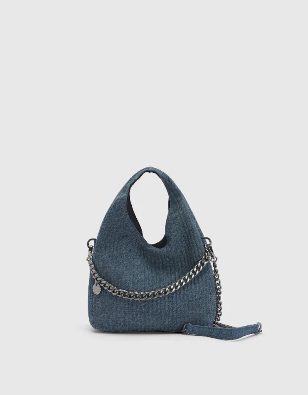 Denim Shoulder Bag With Chain sold by Urban Revivo