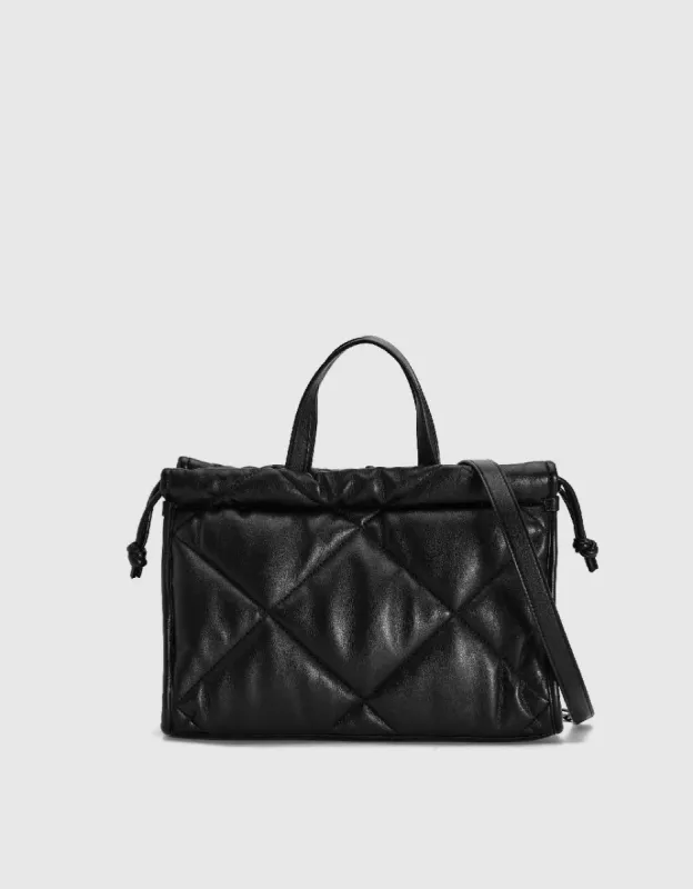 Quilted Embossed Shoulder Bag sold by Urban Revivo