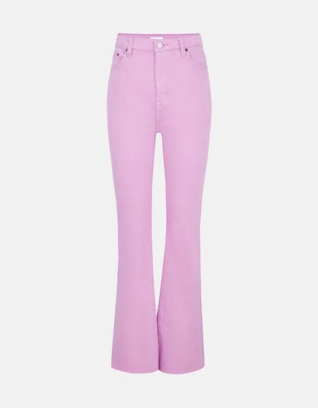 Frayed Hem Flare Jeans sold by Urban Revivo