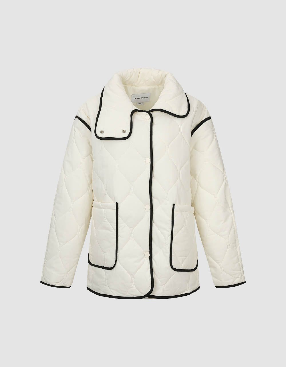 Stand Collar Quilted Padded Coat sold by Urban Revivo product image thumbnail 5