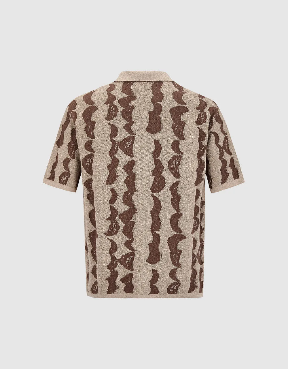 Jacquard Short Sleeve Cardigan sold by Urban Revivo product image thumbnail 4