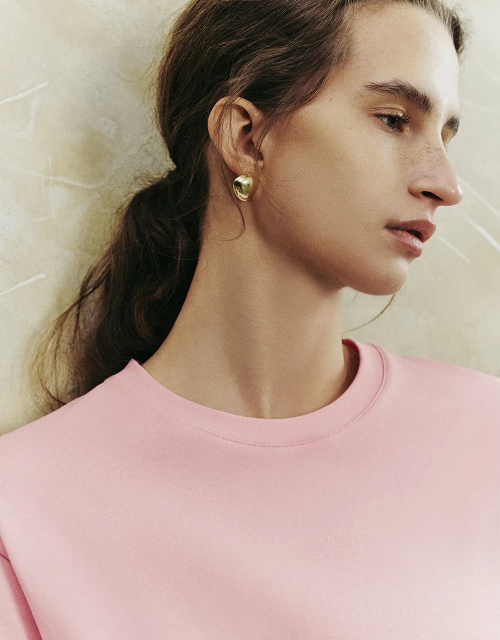 Crew Neck Straight T-Shirt sold by Urban Revivo product image thumbnail 4