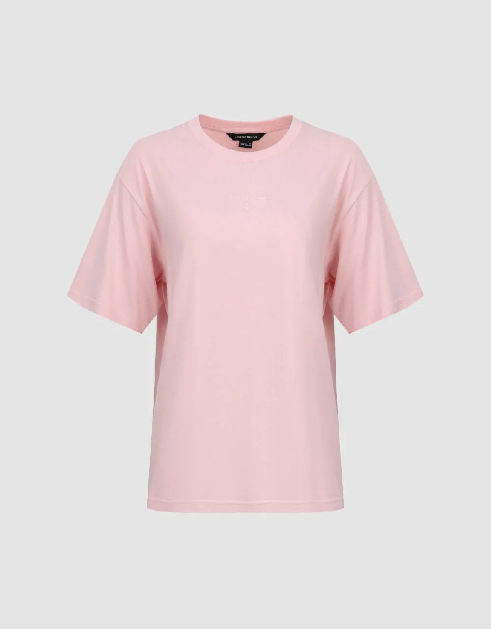 Crew Neck Straight T-Shirt sold by Urban Revivo product image thumbnail 2