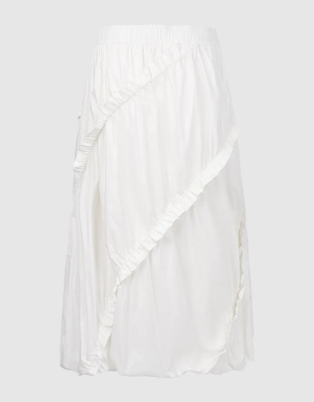 Elastic Waist A-Line Skirt sold by Urban Revivo product image thumbnail 2