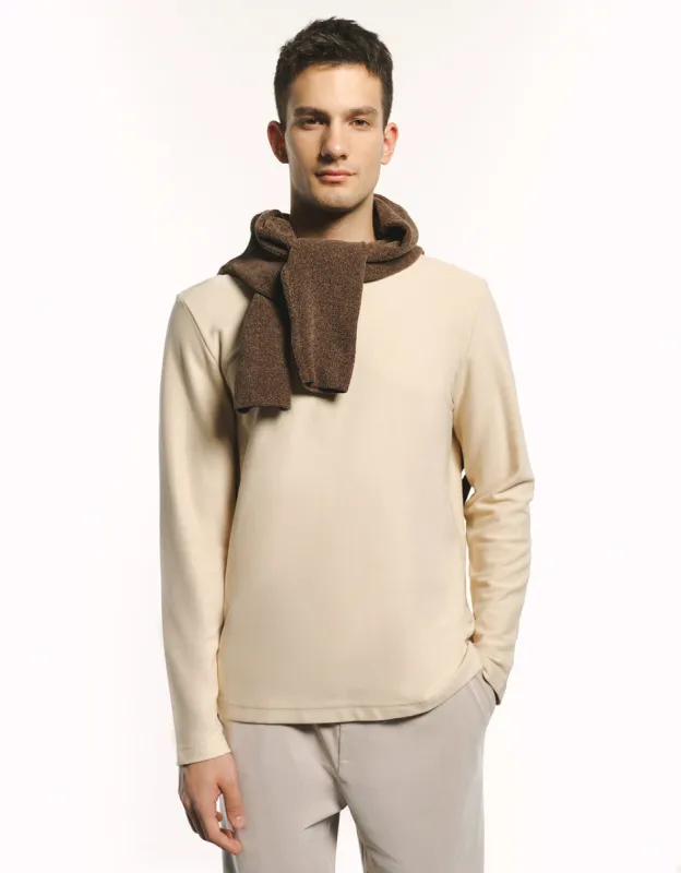 Crew Neck A-Line Knitted T-Shirt made by Urban Revivo