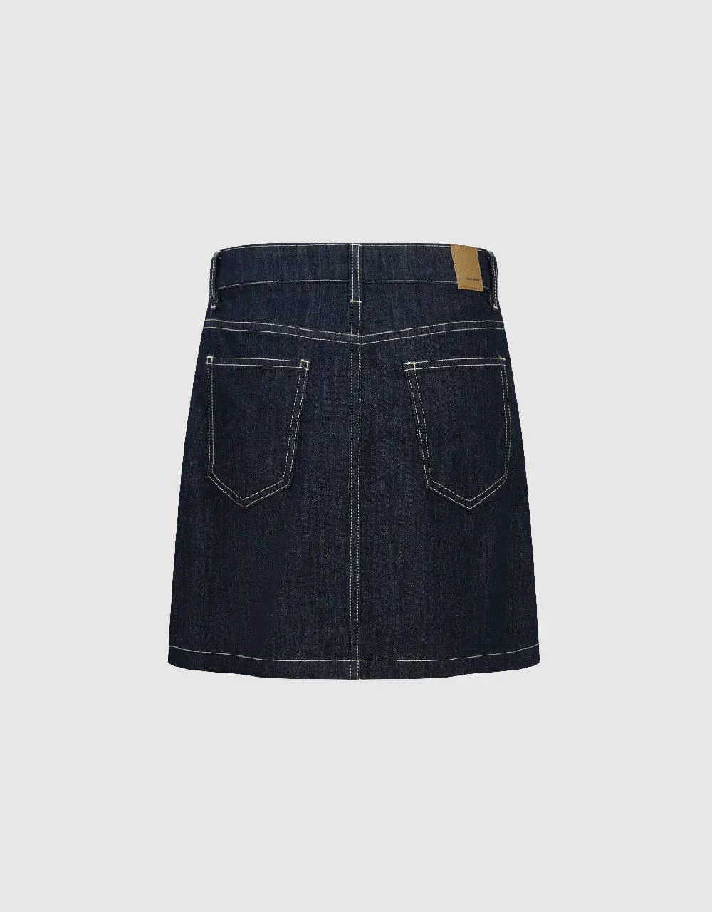Mini Straight Denim Skirt sold by Urban Revivo product image thumbnail 3