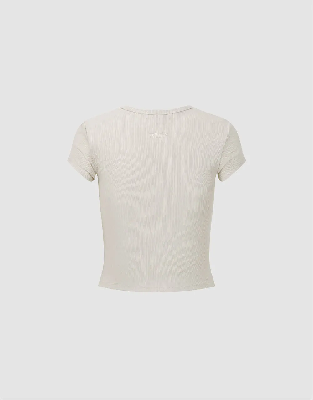 Skinny V-Neck Knitted T-Shirt sold by Urban Revivo product image thumbnail 5