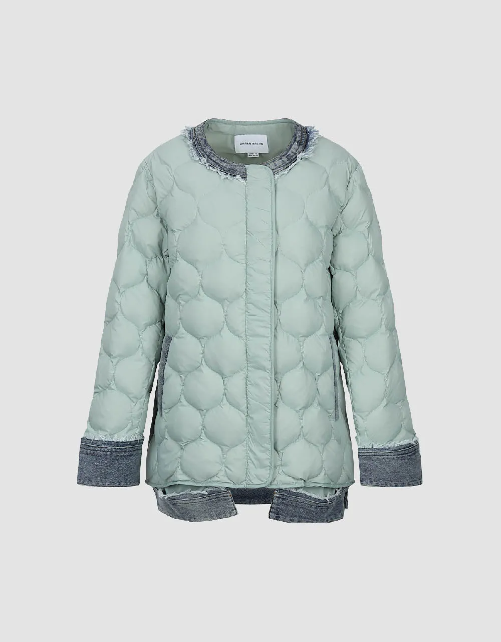 Crew Neck Straight Down Jacket sold by Urban Revivo product image thumbnail 2