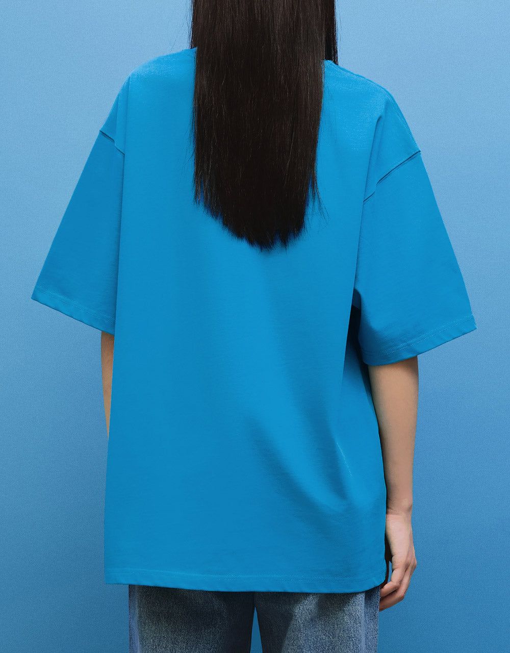 Oversized Basic T-Shirt sold by Urban Revivo product image thumbnail 4