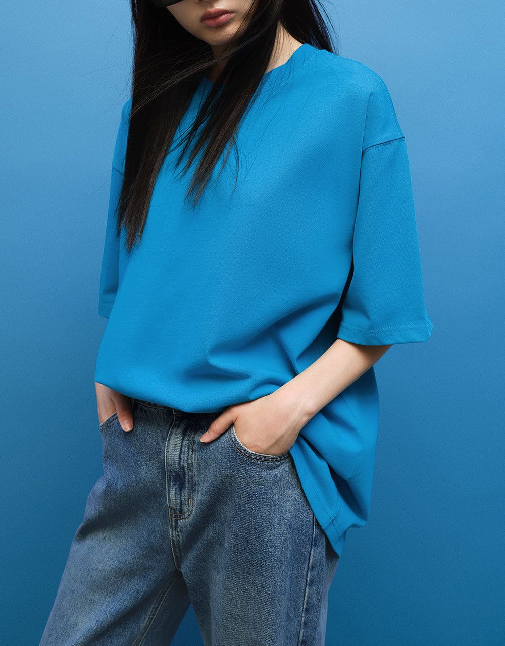 Oversized Basic T-Shirt sold by Urban Revivo product image thumbnail 3