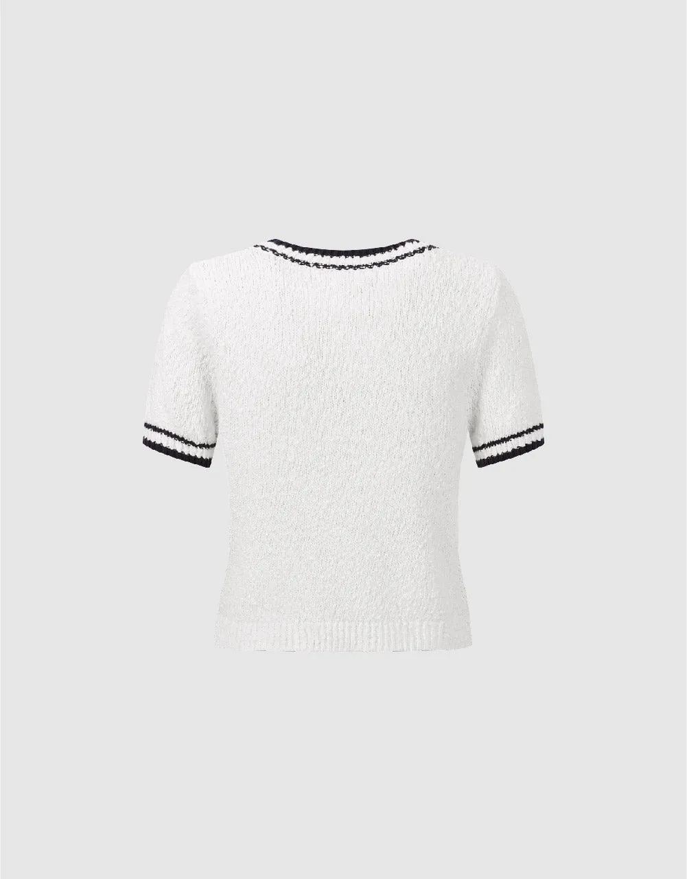 Crew Neck Knitted T-Shirt sold by Urban Revivo product image thumbnail 5