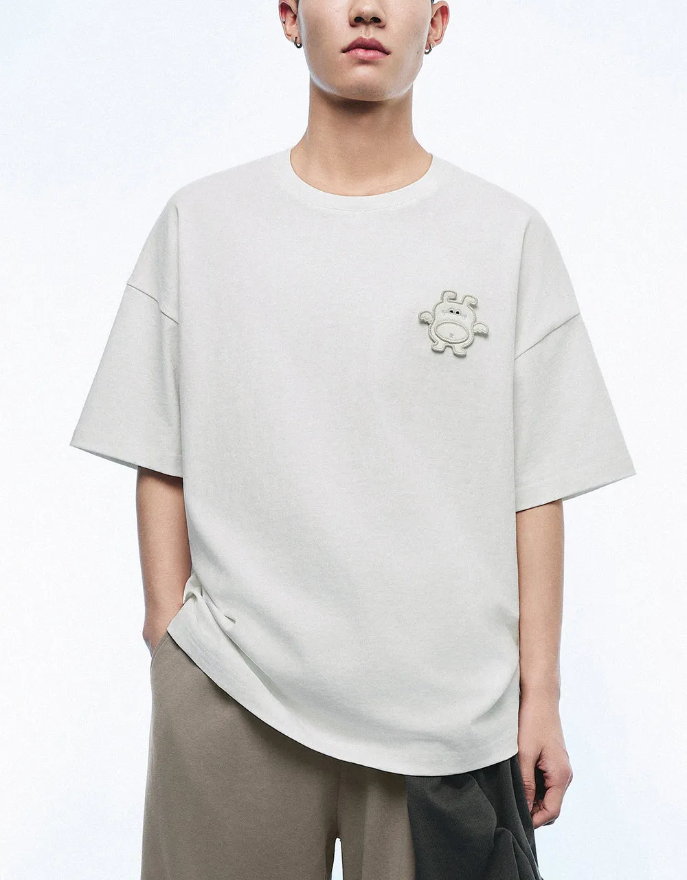 Printed Crew Neck T-Shirt sold by Urban Revivo product image thumbnail 2