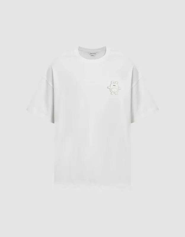 Printed Crew Neck T-Shirt sold by Urban Revivo