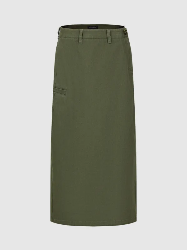 Midi Straight Skirt sold by Urban Revivo