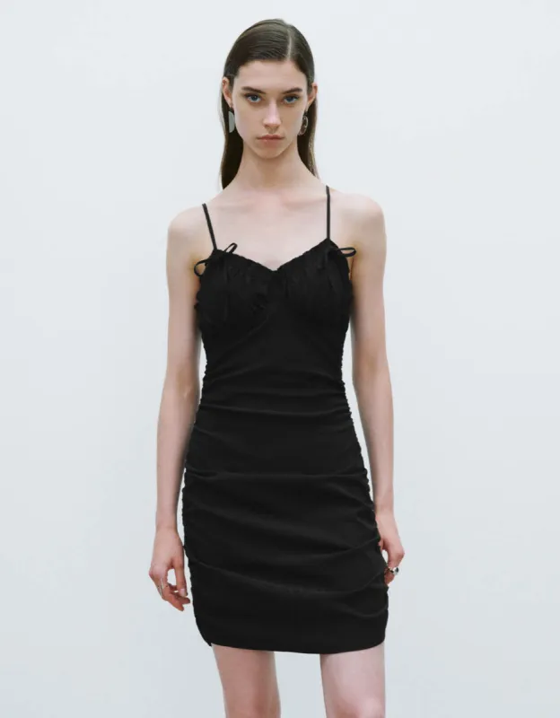 Bow Décor Skinny Cami Dress sold by Urban Revivo