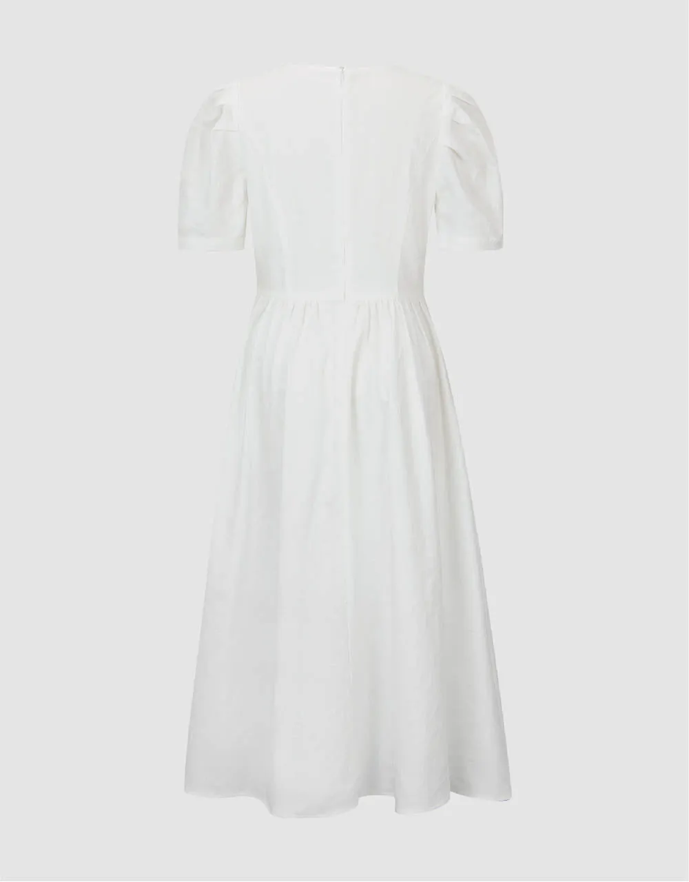 Square-Cut Collar A-Line Dress sold by Urban Revivo product image thumbnail 5