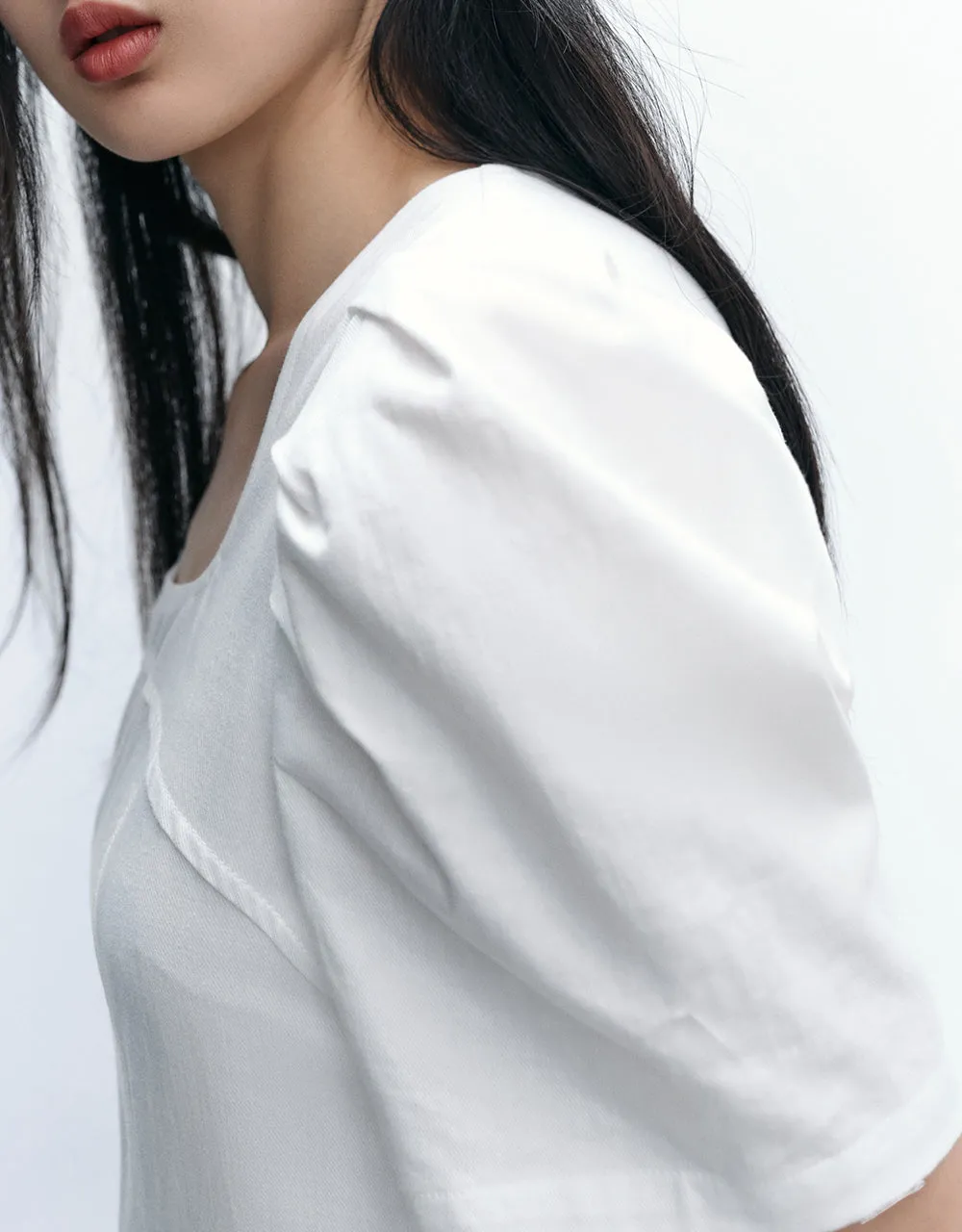 Square-Cut Collar A-Line Dress sold by Urban Revivo product image thumbnail 4