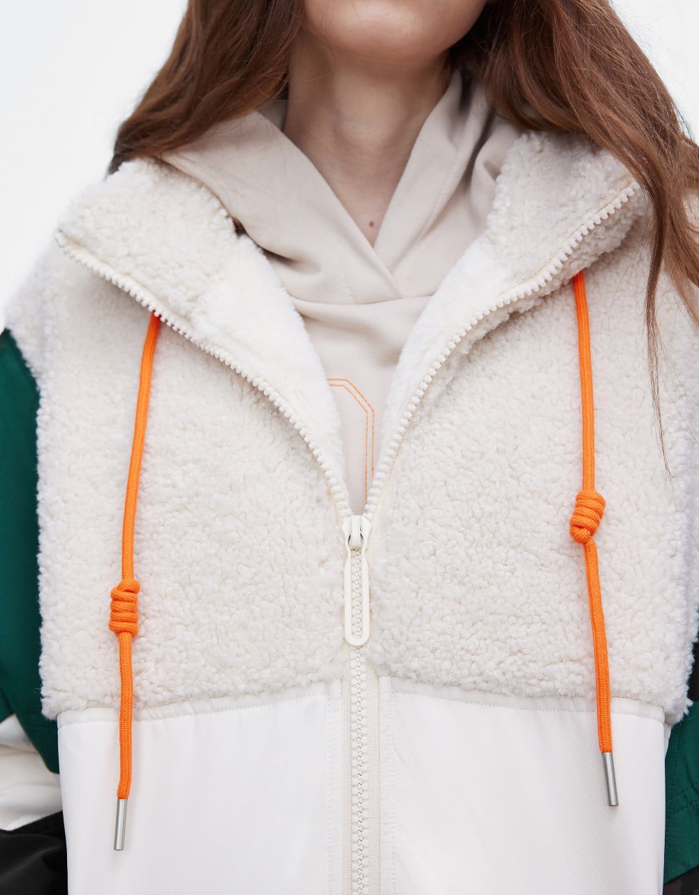 Fluffy Zipper Front Jacket sold by Urban Revivo product image thumbnail 5