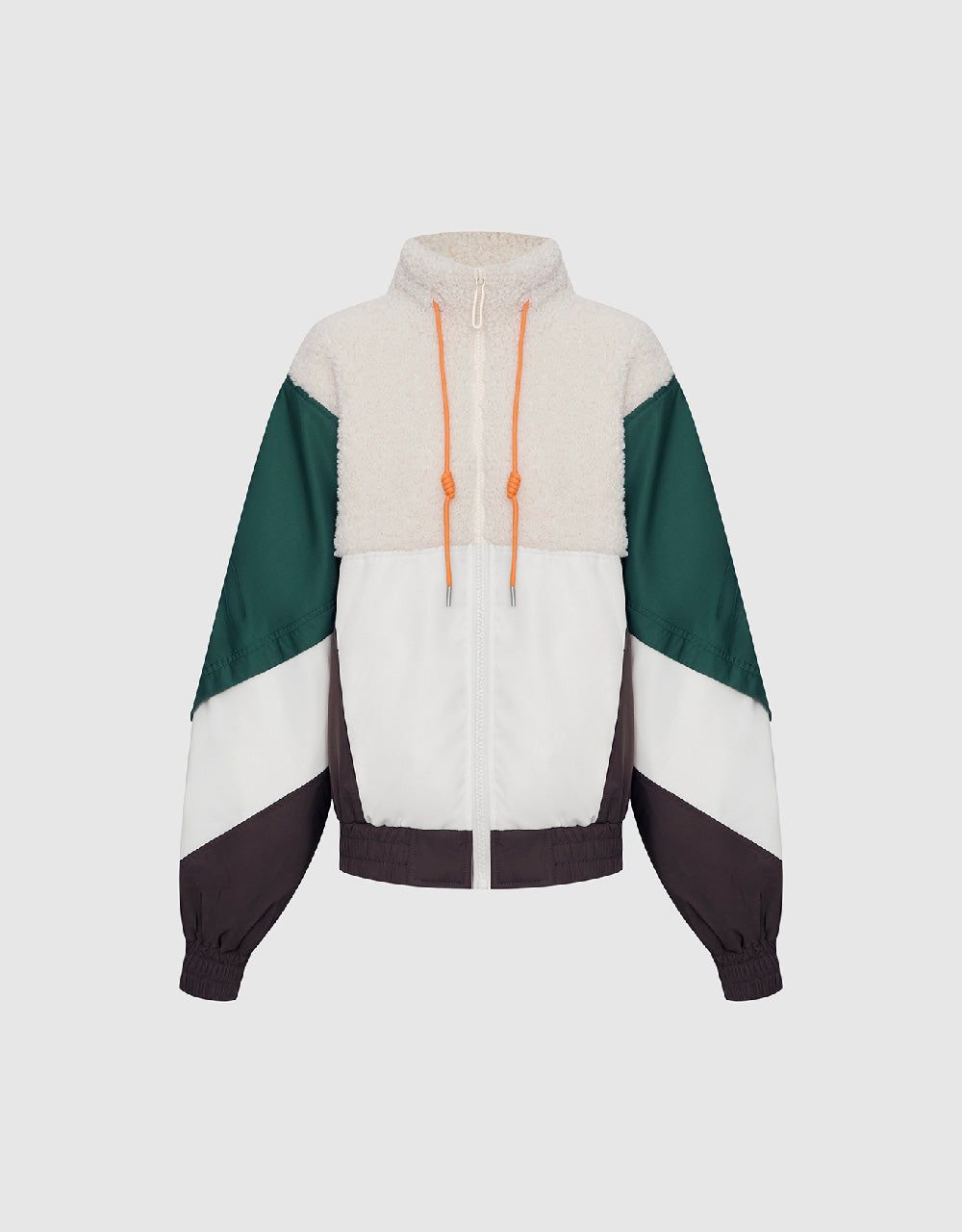 Fluffy Zipper Front Jacket sold by Urban Revivo product image thumbnail 2