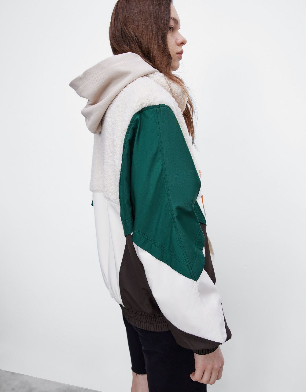 Fluffy Zipper Front Jacket sold by Urban Revivo product image thumbnail 3
