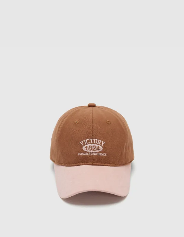 Letter Embroidered Baseball Cap sold by Urban Revivo
