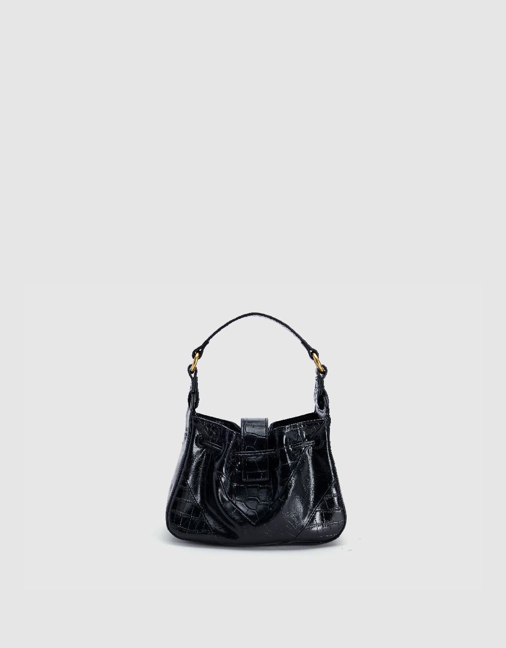 Croc Embossed Vegan Leather Shoulder Bag sold by Urban Revivo product image thumbnail 4