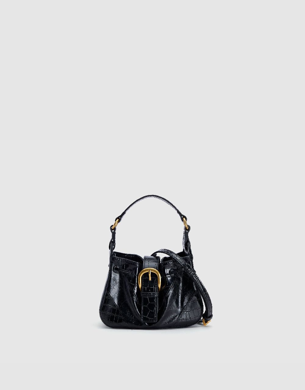 Croc Embossed Vegan Leather Shoulder Bag sold by Urban Revivo