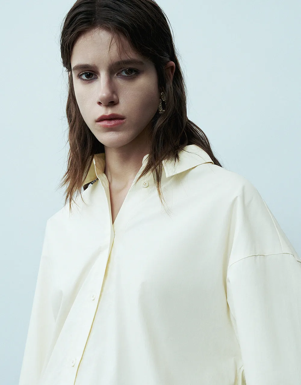 Button Up Straight Shirt sold by Urban Revivo product image thumbnail 5