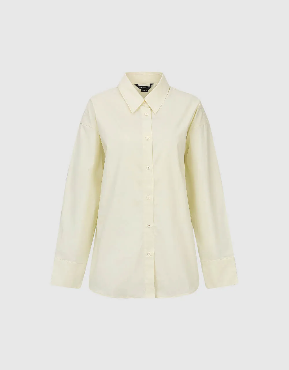 Button Up Straight Shirt sold by Urban Revivo product image thumbnail 2