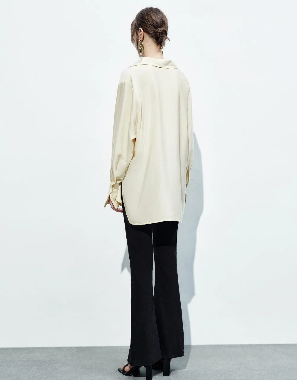 Button Up Notch Lapel Shirt sold by Urban Revivo product image thumbnail 4