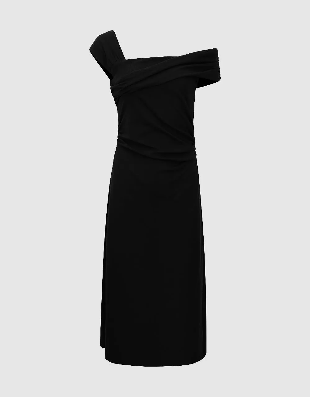 Ruched One Shoulder Straight Dress sold by Urban Revivo product image thumbnail 2