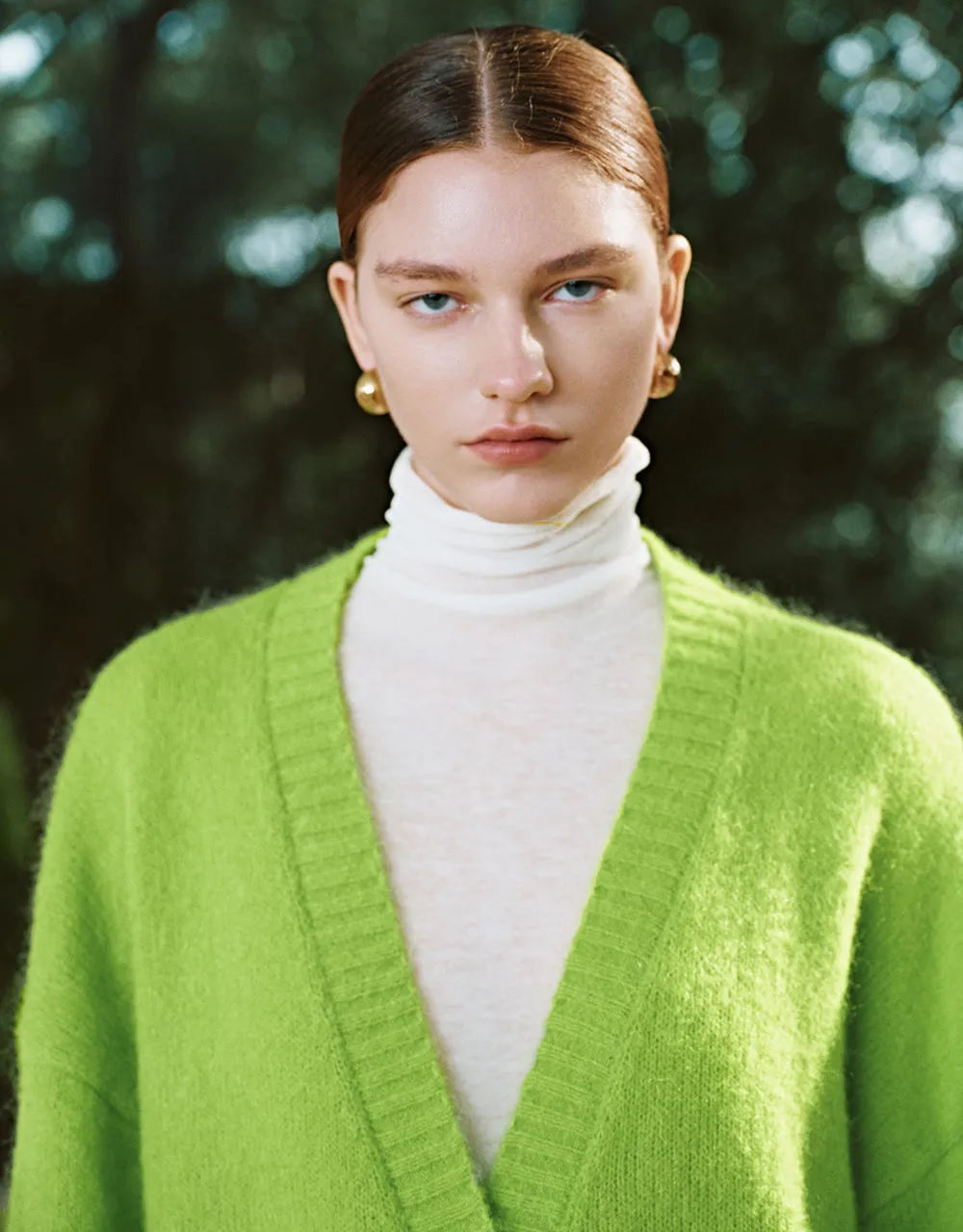 V-Neck Knitted Cardigan sold by Urban Revivo product image thumbnail 4