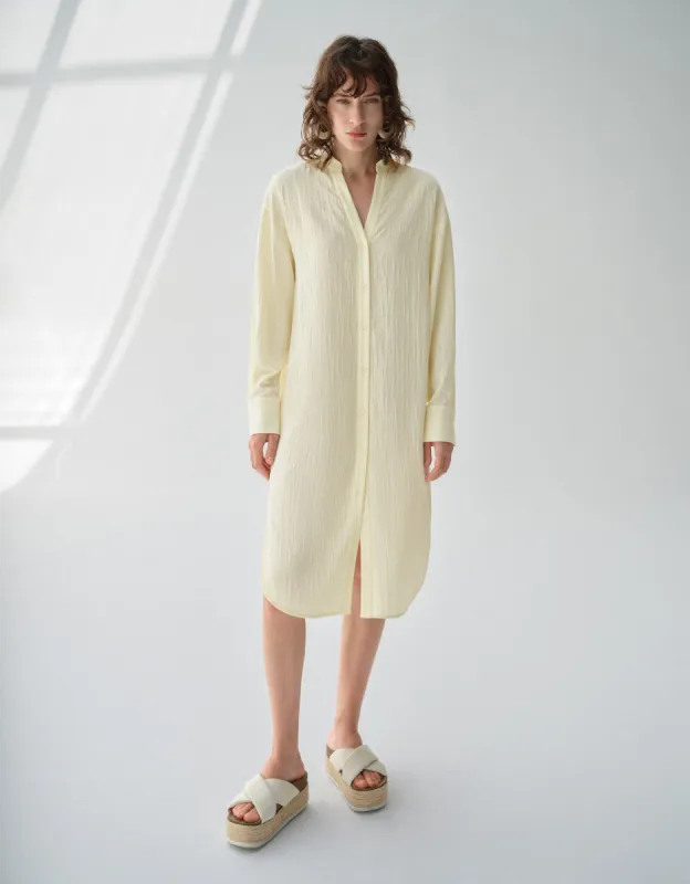 Textured Straight Dress sold by Urban Revivo