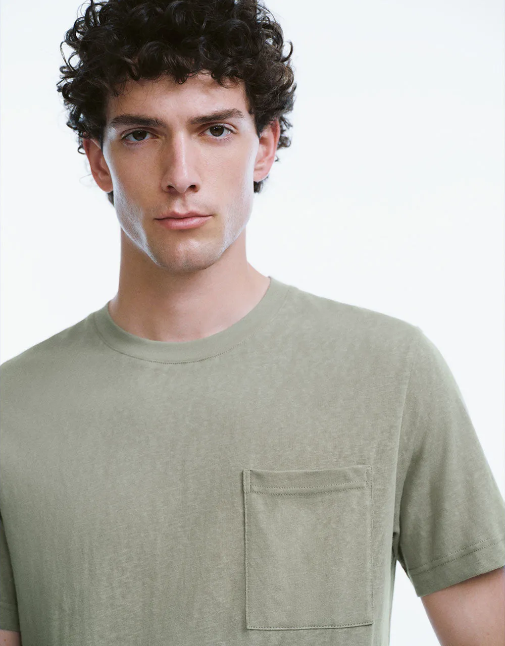 Crew Neck Knitted T-Shirt sold by Urban Revivo product image thumbnail 3