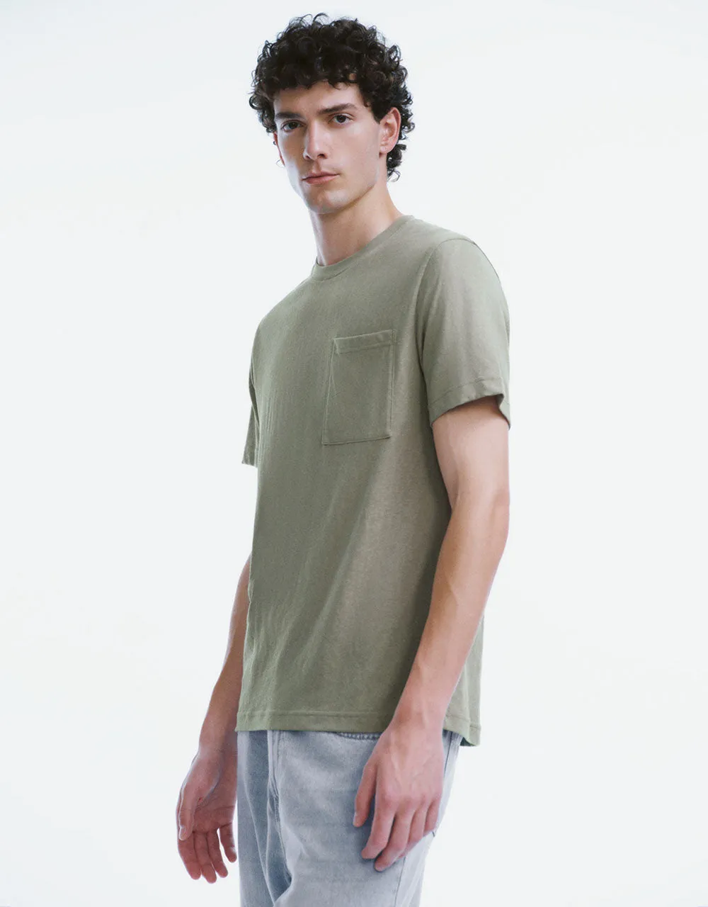 Crew Neck Knitted T-Shirt sold by Urban Revivo product image thumbnail 2