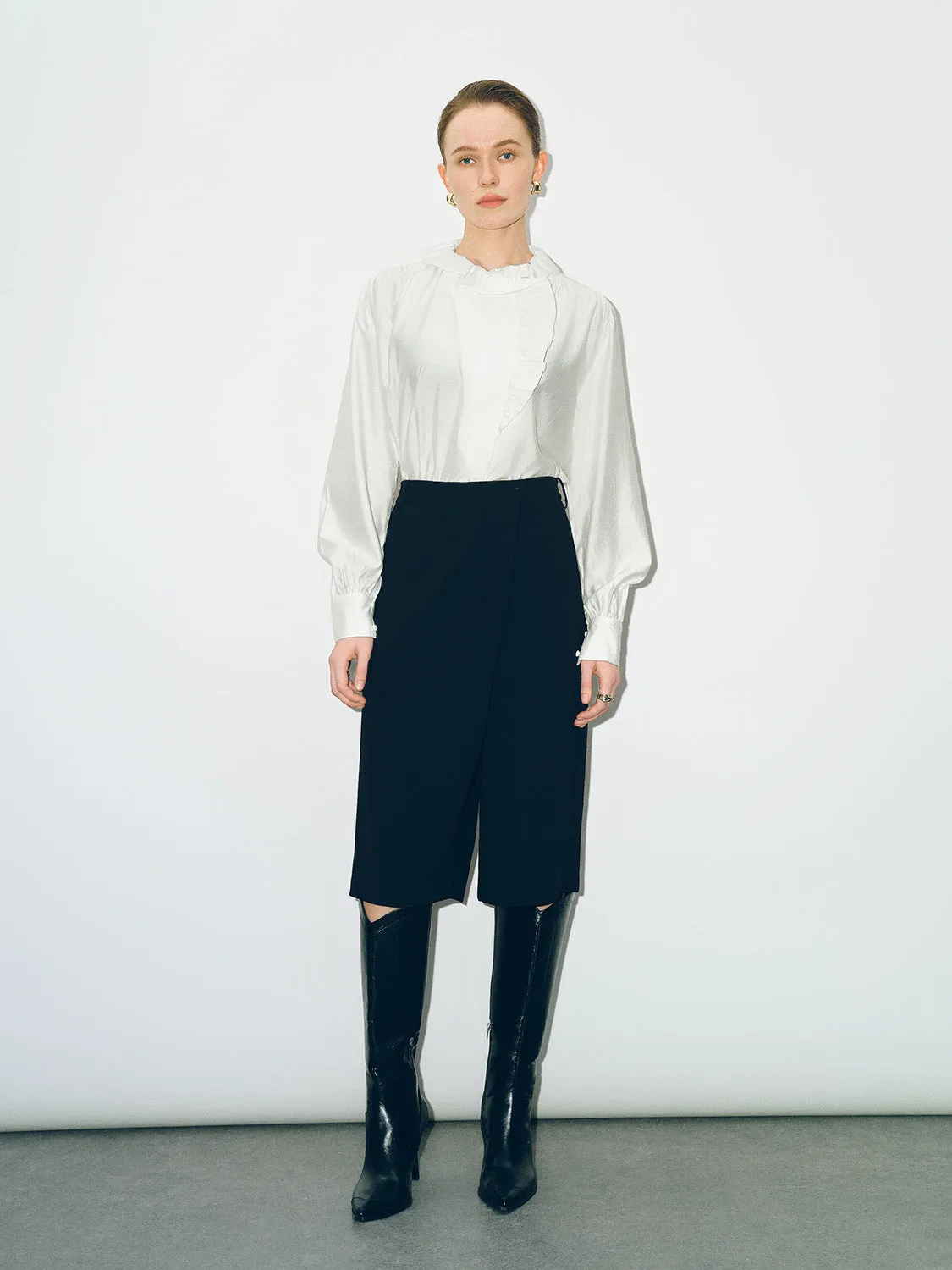 Ruffle Loose Shirt sold by Urban Revivo product image thumbnail 5