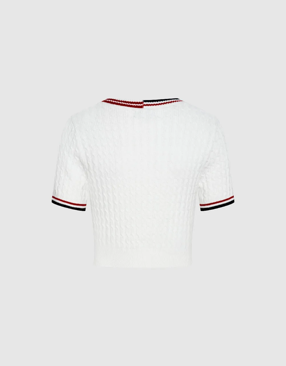 Crew Neck Knitted Cardigan sold by Urban Revivo product image thumbnail 5